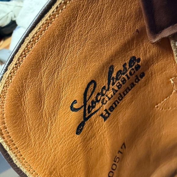 Lucchese Rich Brown Western Boots siz3e 13 - Picture 9 of 11